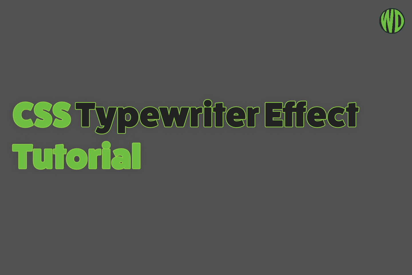 Typewriter Text Effect with HTML & CSS  Dev Digest